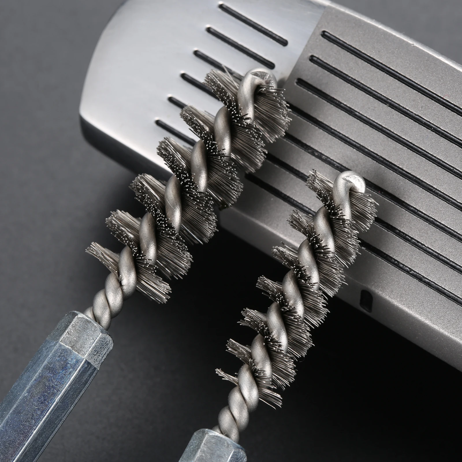 4Pcs 9mm/11mm Stainless Steel Golf Clubs Head Hosel Brush Wire Brushes Cleaning Tool Electric Drill Wire Brush For Iron And Wood 5