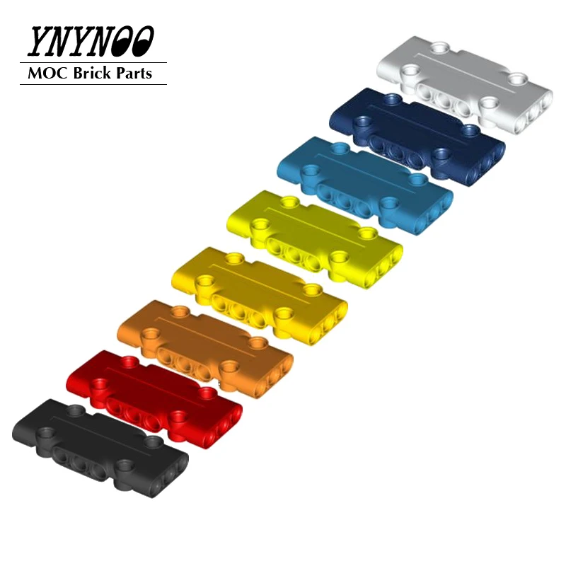 4 Pz/Lotto Techniccial Panels Flat Panel 7X3X1 Moc Building Blocks Mattoni Giocattoli Fai Da Te Parti Compatibili Con 71709 Modular Gbc Toys Part