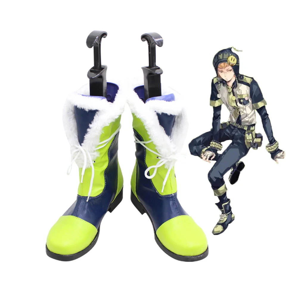 Dramatical Murder Noiz Anime Cosplay Boots Shoes For Men Women