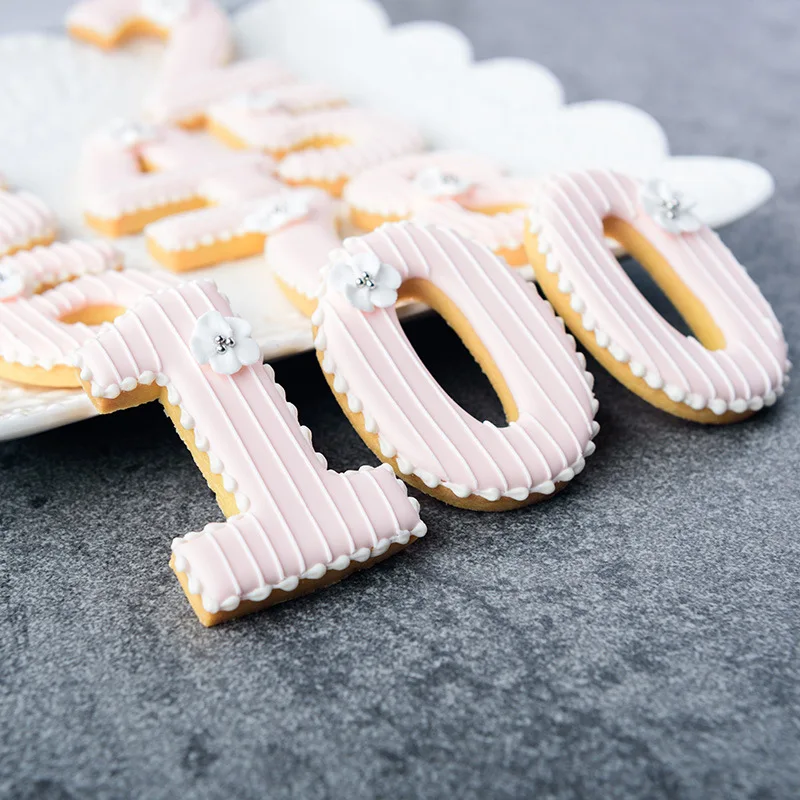 Description Picture 6 of item0 To 8 Large Digital Number Cake Mold Cartoon Fondant Frosted Cookie Cutting Die Cake Decorating Tools Baking Biscuit Mold NEW