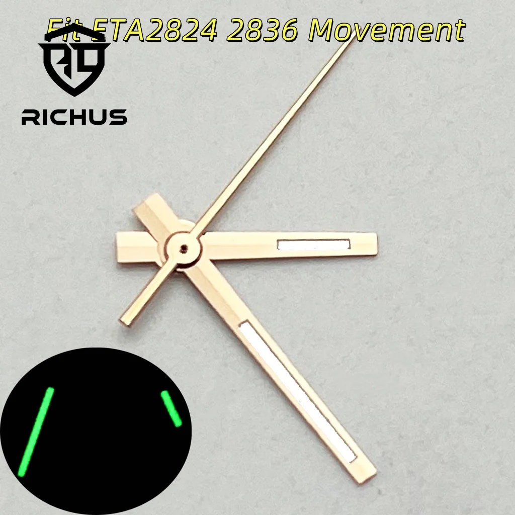 RICHUS Luminous Silver/Gold/Rose Gold Watch Hands