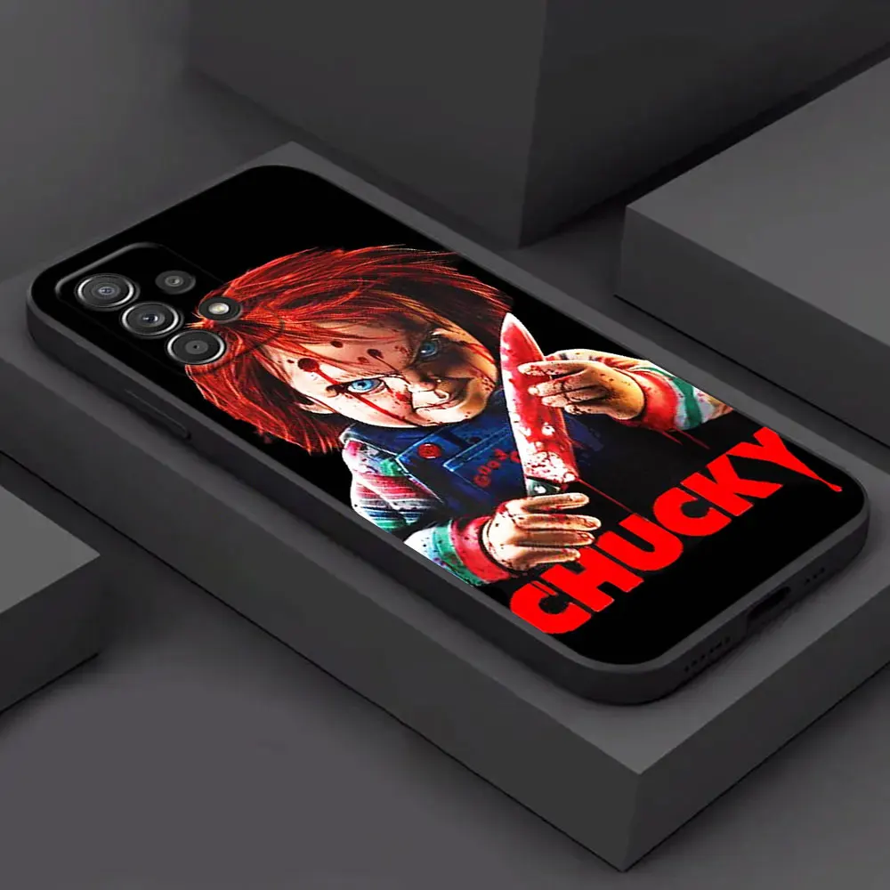 thumbnail image 1 of Horror muñeco Chucky Childs-play-3 para Samsung Galaxy A55 caso A54 A52 A53 5G A51 A34 A35 A33 A32 A50 A72 A71 A30 A7 A9 cubierta suave, 1 of 5