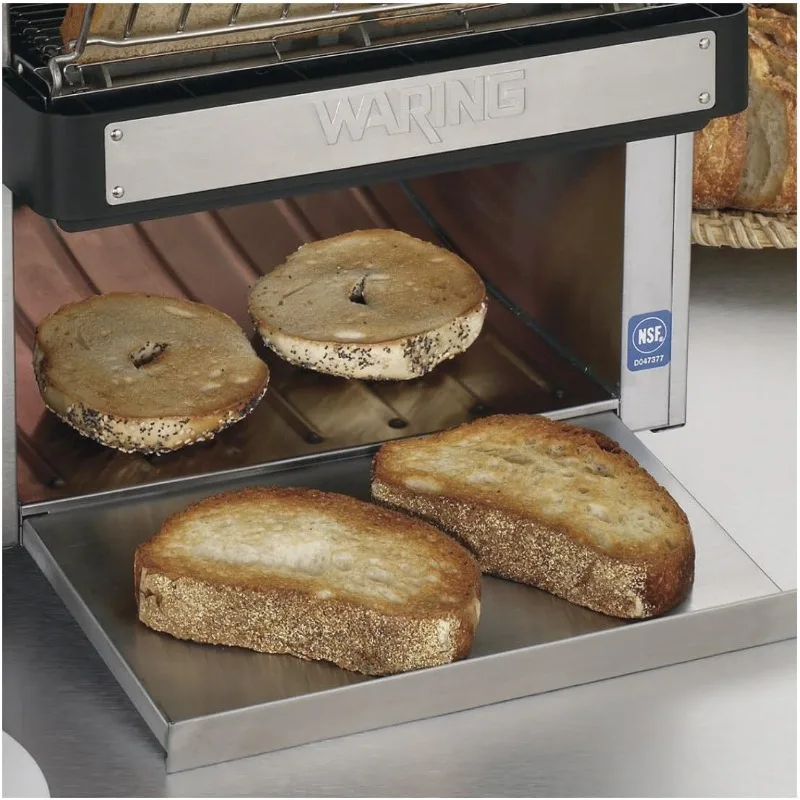 Waring Commercial CTS1000 Coneyer Toaster, 450 Slices per hour, 120V, 1800W, 5-15 Phase Plug 5