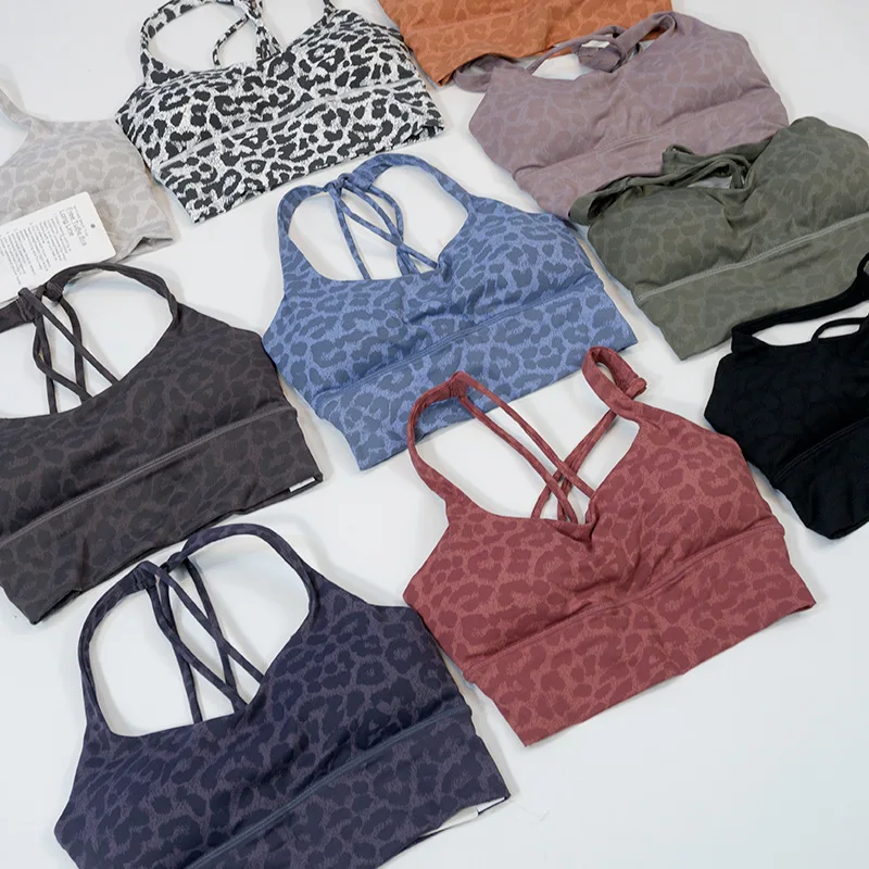 

Womenlulu Align Women's Sports Bra Quick Dried U-shaped Fitness Yoga Beauty Back Jogging With Chest Pads Insid