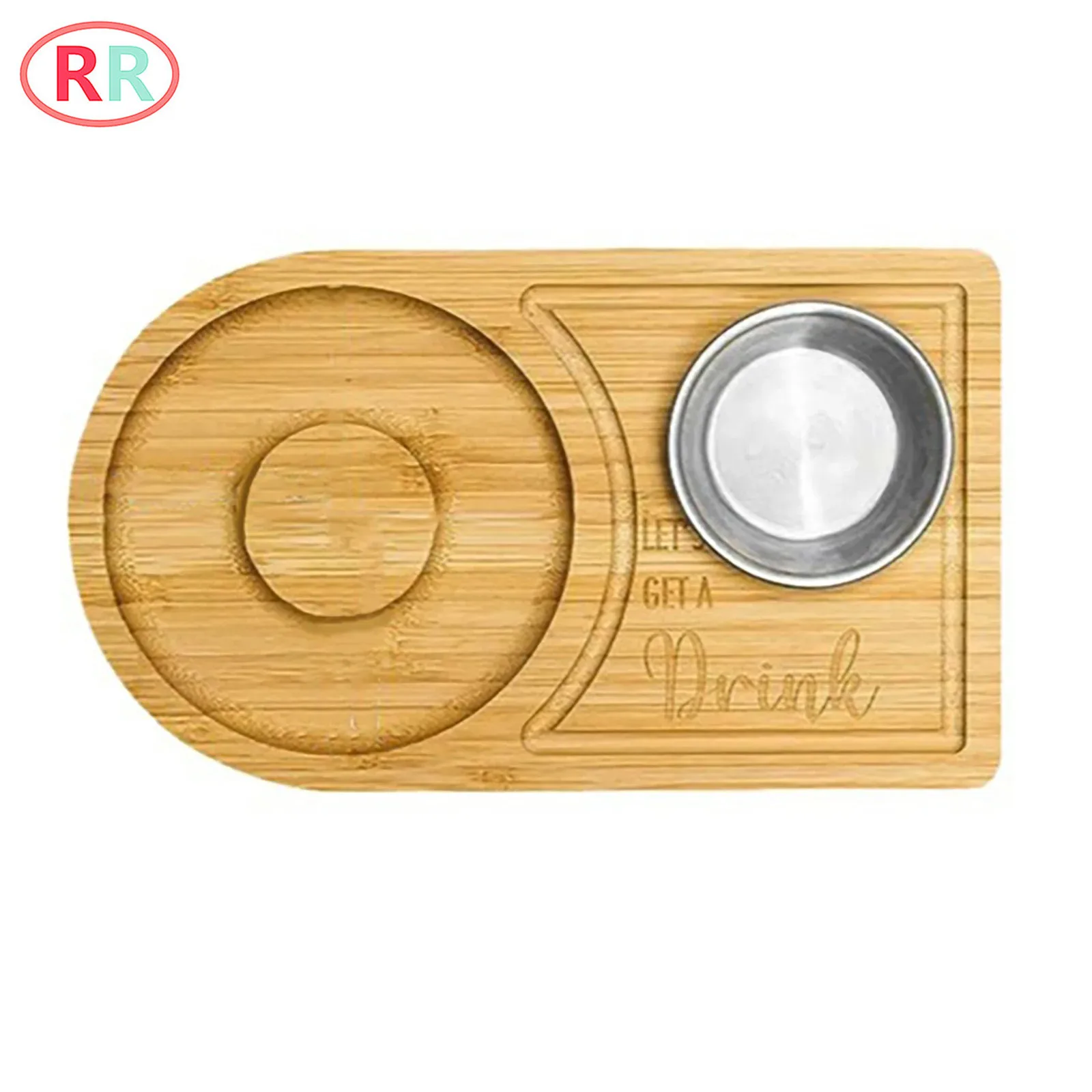 Daily Bamboo Spice Container Tool Salt Edge Box Cocktail Seasoning Tray Tool Accessory for Daily Use