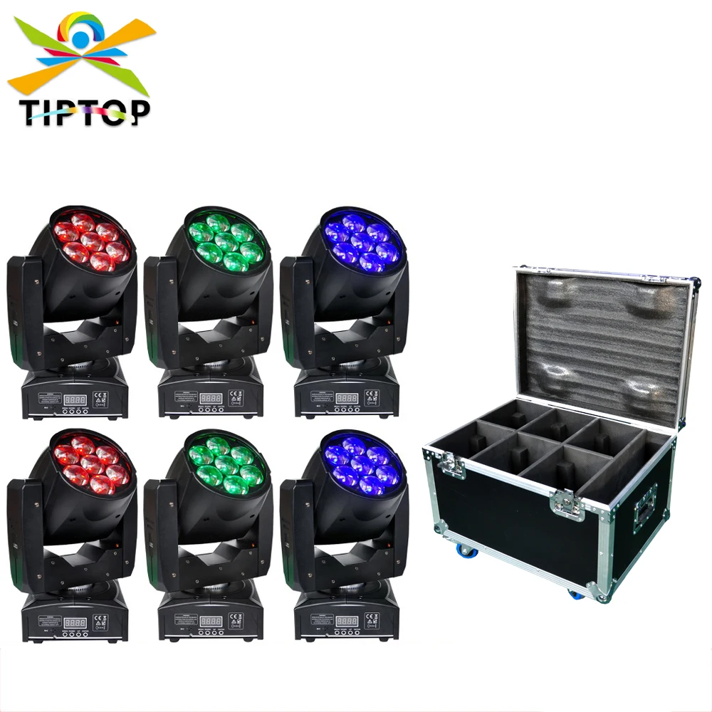 

Flight Road Tour Travel Universal Utility Transport Case - Large 6in1 Packing 7x12W Led Moving Head Zoom Light RGBW 4in1