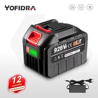Yofidra 18-21V 150000mAh 22500mAh Rechargeable Lithium Ion Replace Battery For Brushless Electric Drill Wrench Blower Power Tool 1