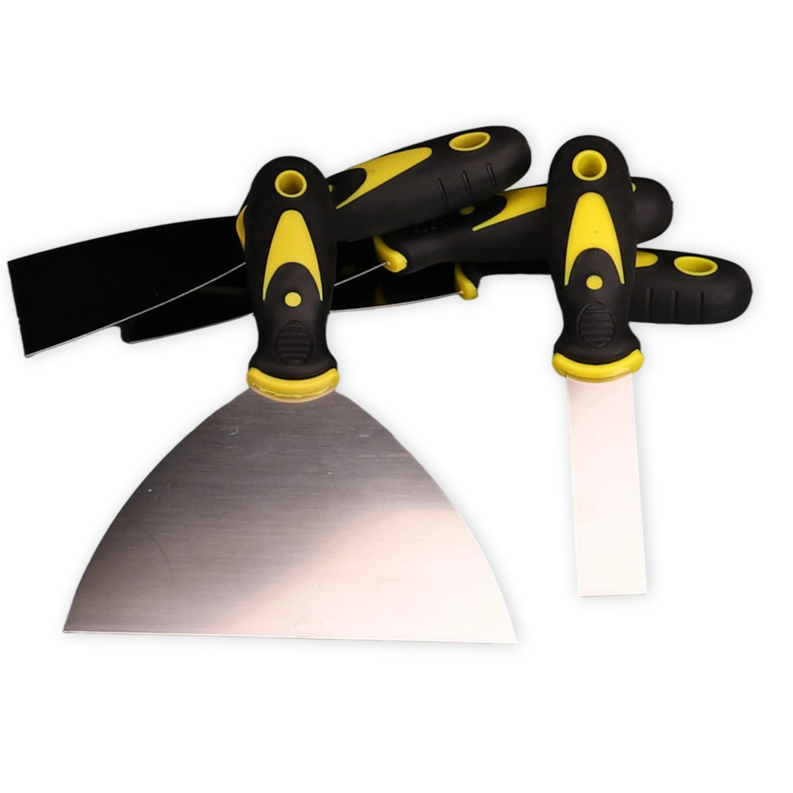 Stainless Steel Two-color Putty Knife 8pcs/set Cleaning Construction Tool Plastering