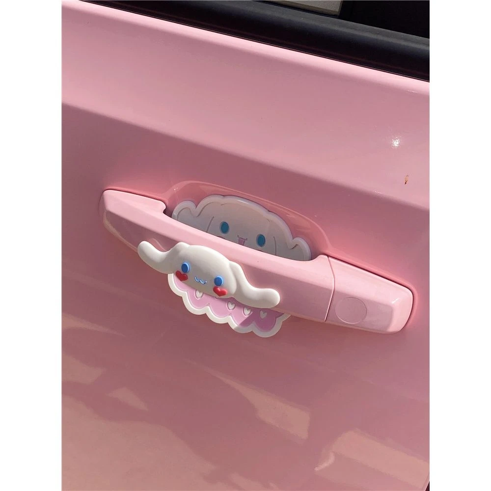 Kawaii Cinnamonroll Anime Universal Car Door Handle Anti-collision Strip  Anti-scratch Sticker Car Sticker Appearance Decoration - Movies & Tv -  AliExpress