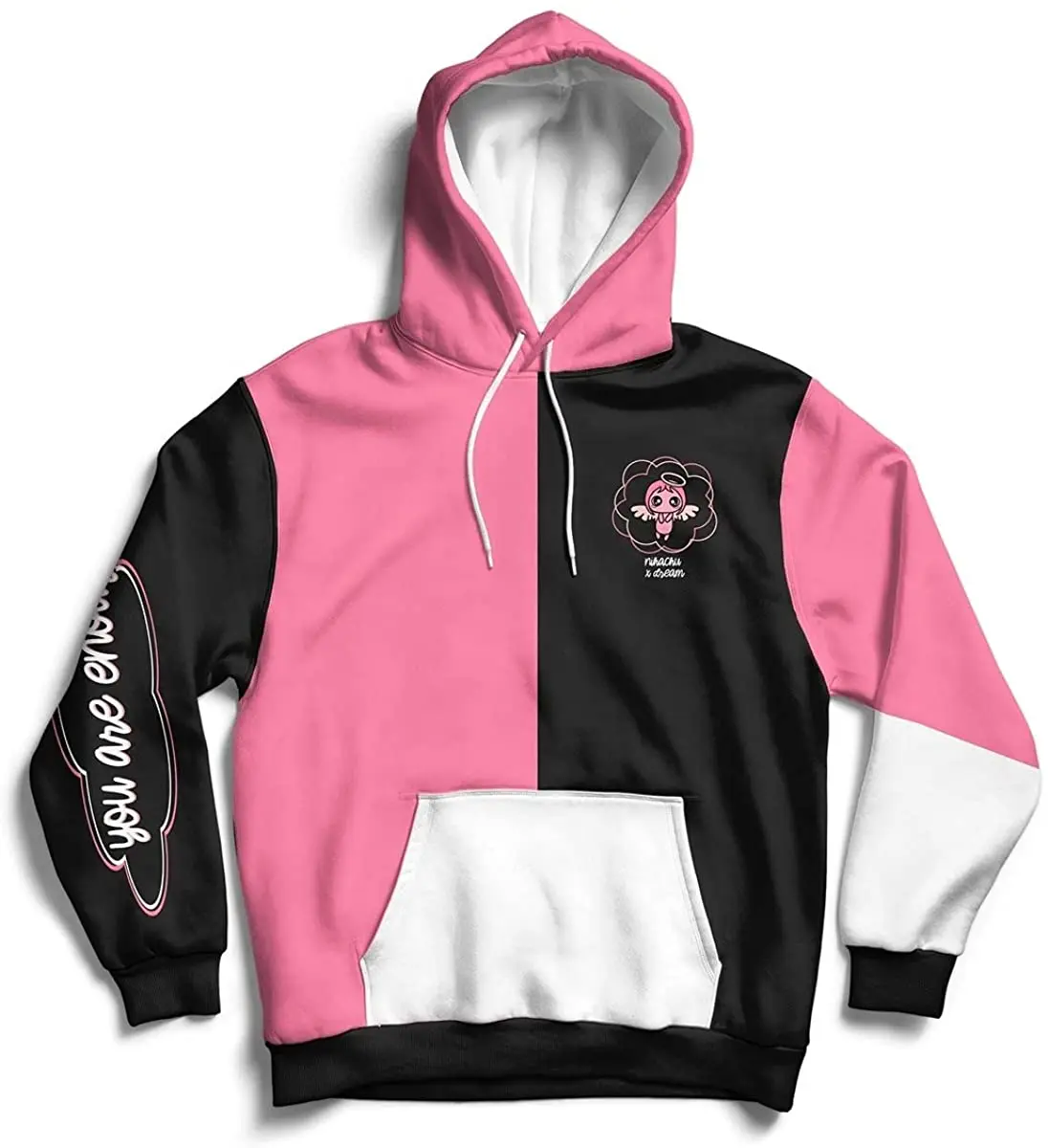 

Новое поступление 2022 Nihachu Merch NIHACHU You's достаточные худи с цветными блоками одежда