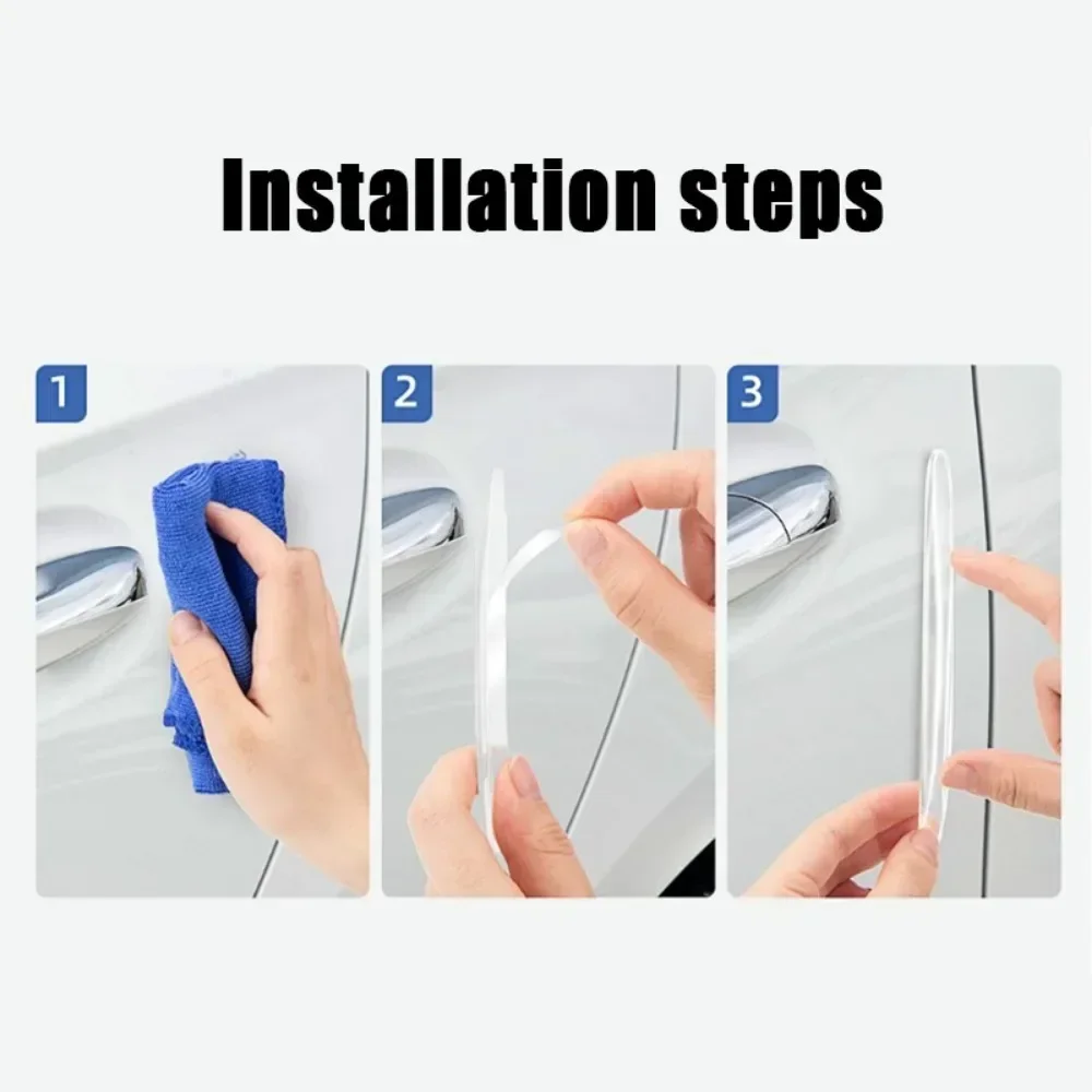 4Pcs Auto Car Door Edge Protection Guards Trim Molding Protection Strip Scratch Protector Car Door Crash Bar For Audi BMW car door edge guards
