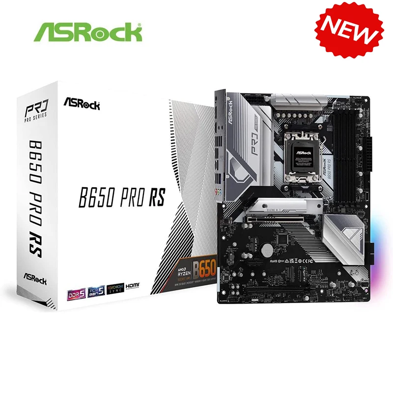Per La Scheda Madre Amd B650 Ryzen 7000 Nuova Per La Scheda Madre Asrock B650 Pro Rs Socket Am5 Ddr5 Desktop Mainboard