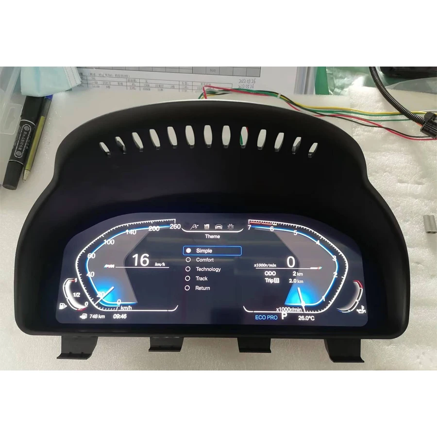 BMWデジタルインストルメントクラスター,スピードメーター,5, 6