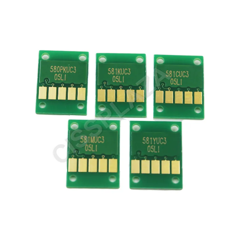 CISSPLAZA PGI-580 CLI-581 Ink Cartridge chip For Canon PIXMA ts705 TR7550 TR8550 TS6150 TS8150 TS9150 TS9155 PGI580 CLI581