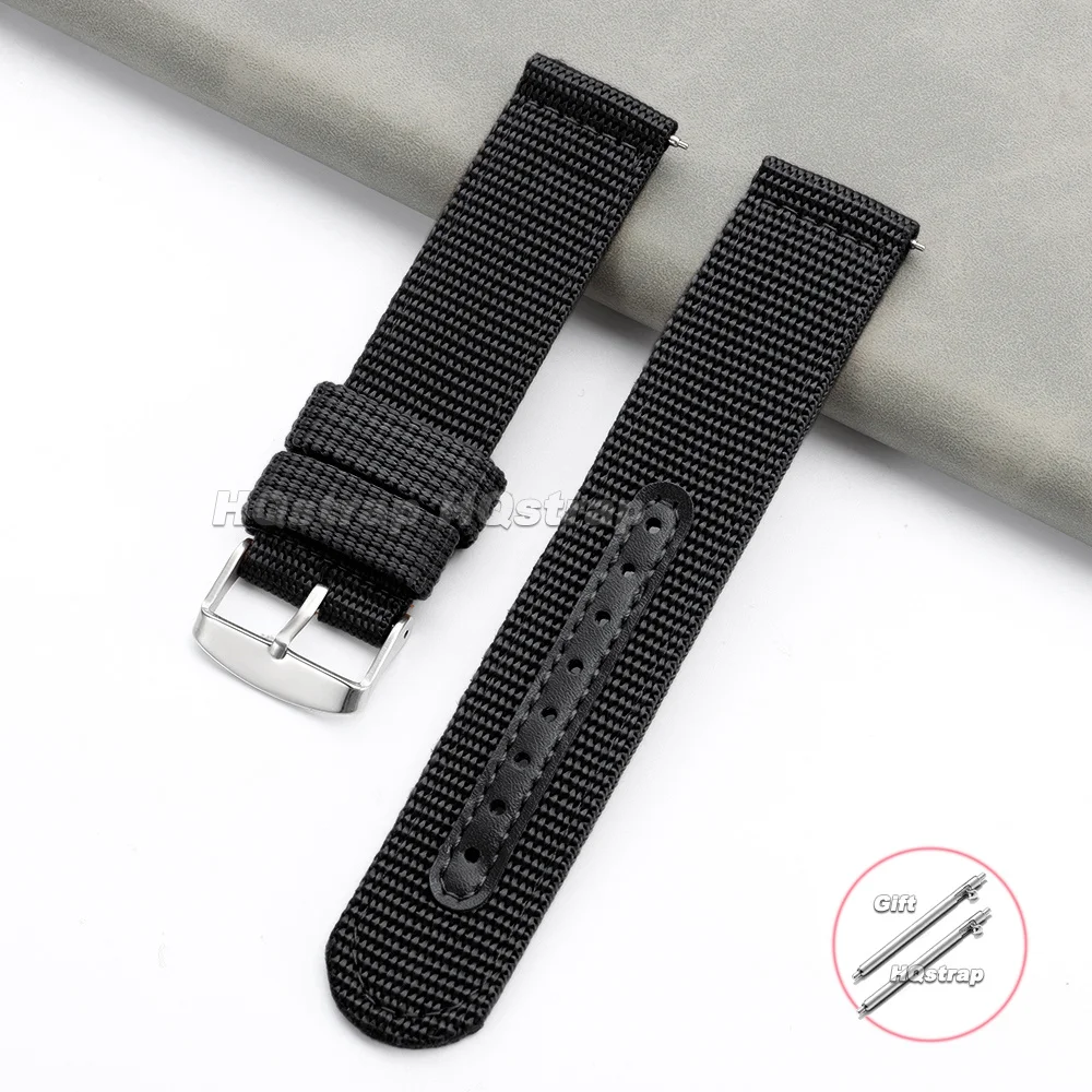 Breathable Nylon Strap - Durable Canvas Quick Release Wristband