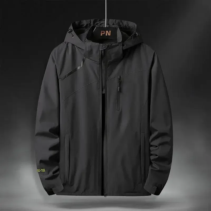 Waterproof Jacket Outdoor Windbreaker Men Plus Size 5XL 6XL 7XL Windproof Rainproof Coat Big Size Men Clothing Jaqueta Masculina 6