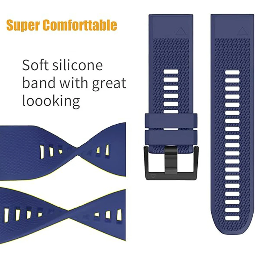 QuickFit Silicone Sports Watchband - 22mm & 26mm Strap Options