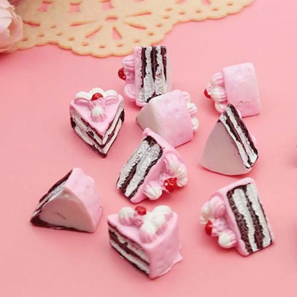 Pretend Play Toy Cake Cake Miniature Dollhouse MIniature DollHouse Cake Simulation Cake Toy Kitchen Kids Toys 5