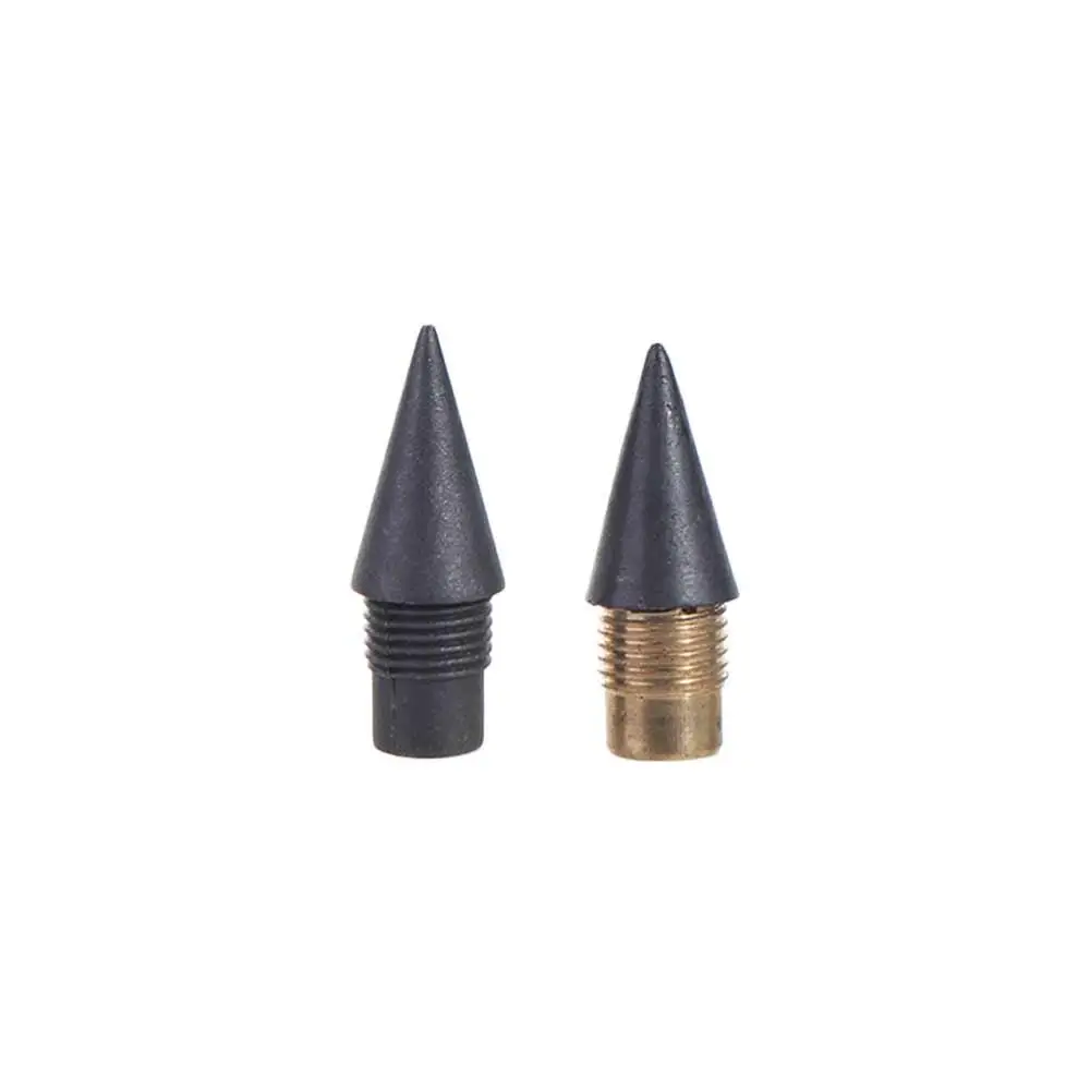 20PCS 0.5mm 리필 잉크리스 팁 교체 펜 잉크 없는 펜용 교체 가능한 잉크 프리 헤드 부드러운 필기용 흑연