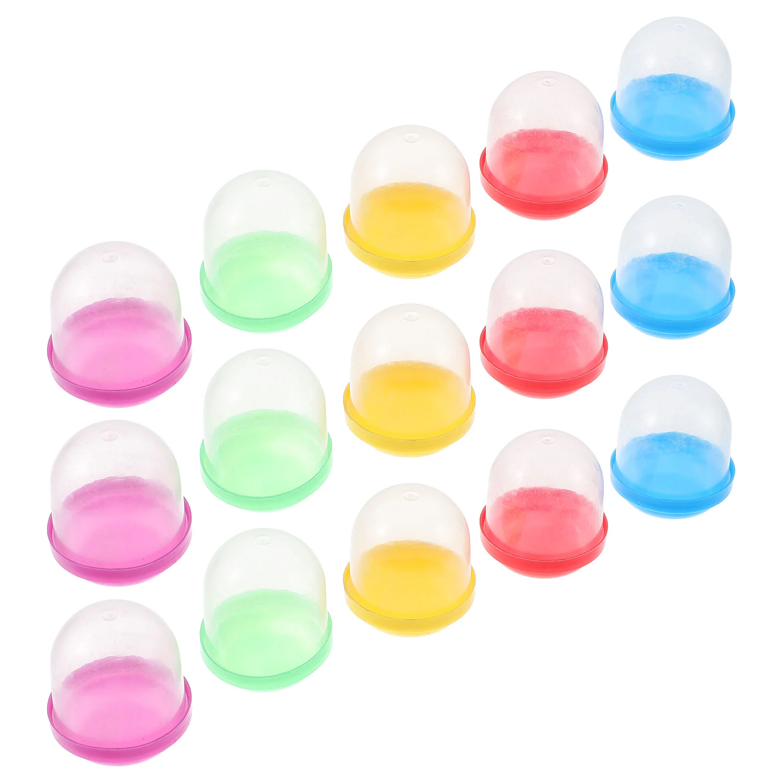 

50 Pcs Shell Empty Ball For Party Gum Fillable Balls Plastic Packaging Automatic Funny Toy
