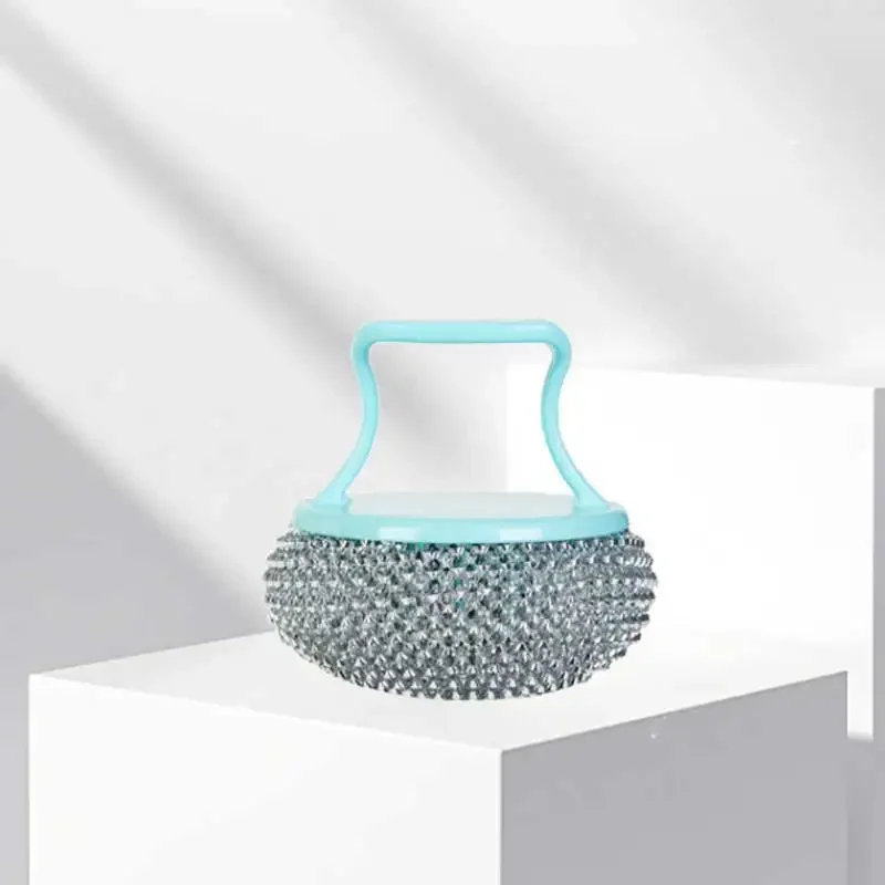 Kitchen Cleaning Brush Kitchen Pot Brush Cleaning Ball Brush Detachable Stainless Steel Cleaning Brush Pot Dish & Dish Kitchen Tools