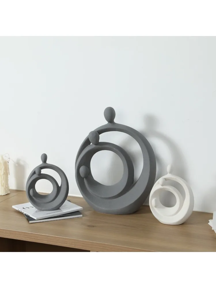 

Ceramic creative ornaments, modern minimalist home art decorations