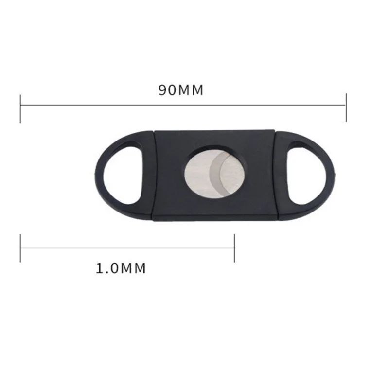 Cigar Cutter Black Cigar Cutter Stainless Steel Sharp Manual Cigarette Breaker Accessories Wedding Party Souvenir Gifts