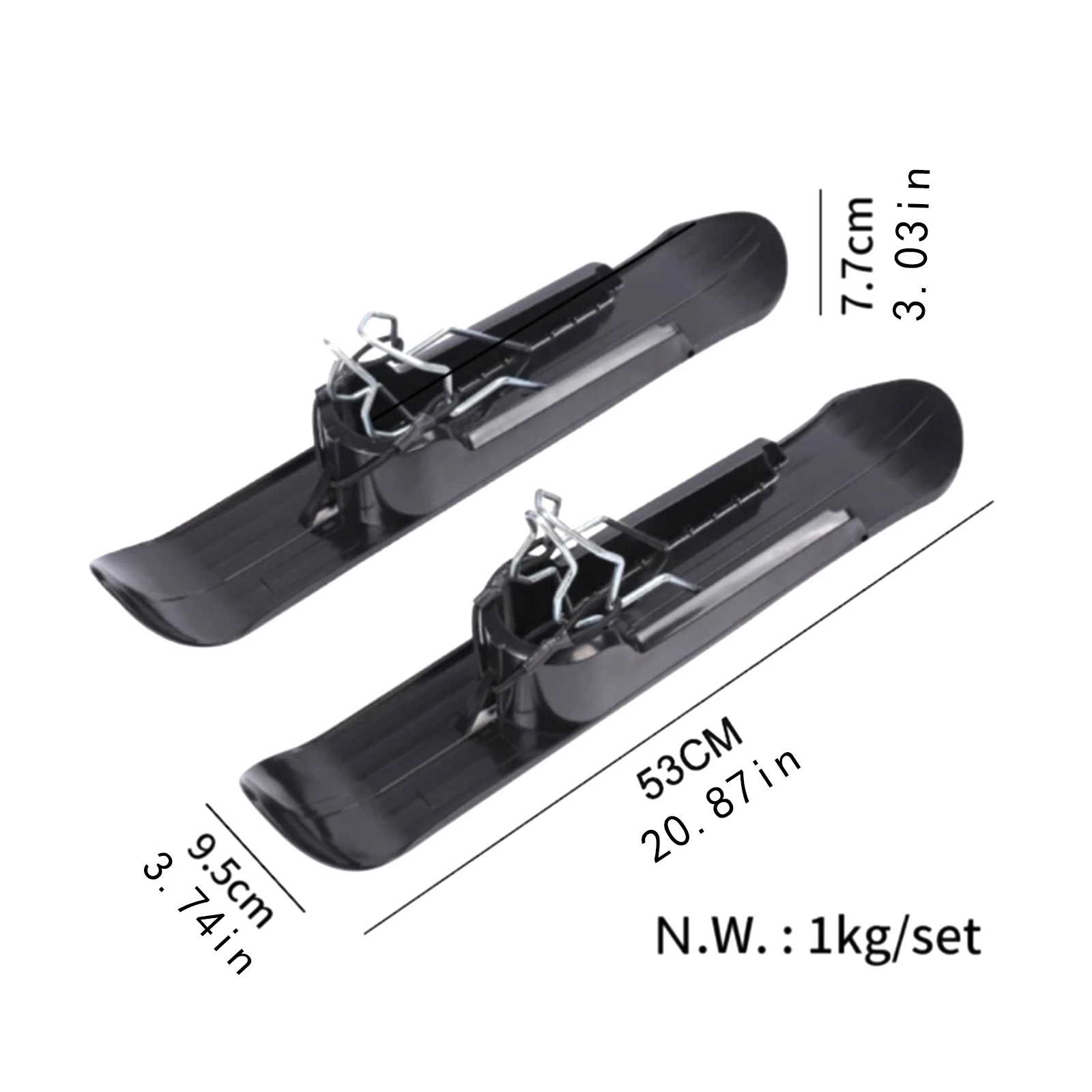 Snow Sledge Board Ski Plate Toboggan Skiing Board Scooter Sledge Bike Snowboard Snow Ski Sled