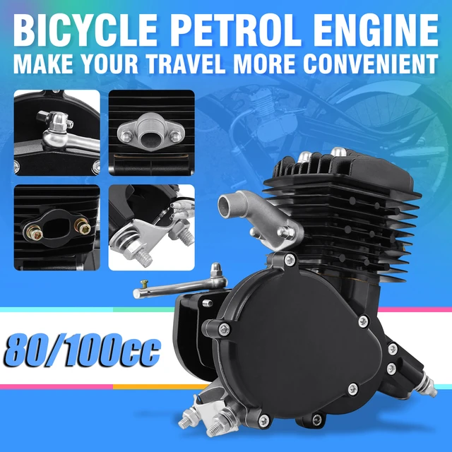 2 Stroke 49CC Gas Petrol Bicycle Engine Kit E-Bike Dirt Bike ATV