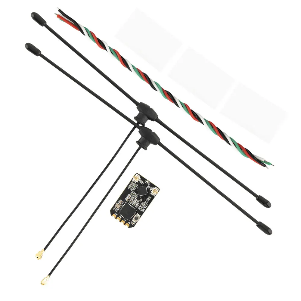 

Bandit BR3 ExpressLRS ELRS встроенный TCXO двойной 915/868 МГц T антенный приемник для FPV гоночного дрона