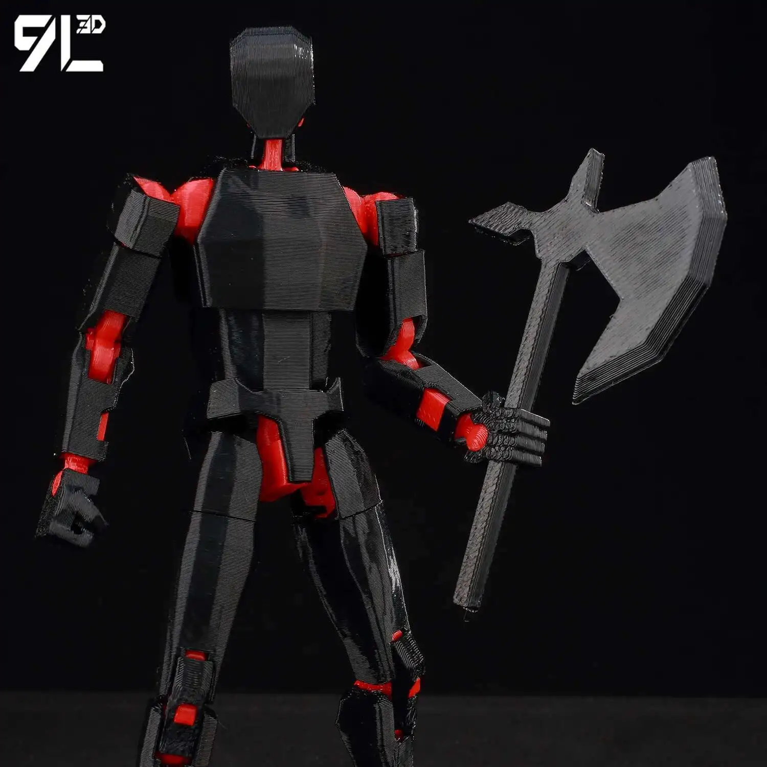 9L3D Lucky13 Spielzeug Figur Spielzeug Student Spiel Geburtstag Geschenke Ganzkörper Bewegliche Schreibtisch Dekoration Montage Spaß Roboter Puppe Titan13 Ct – Detail 30