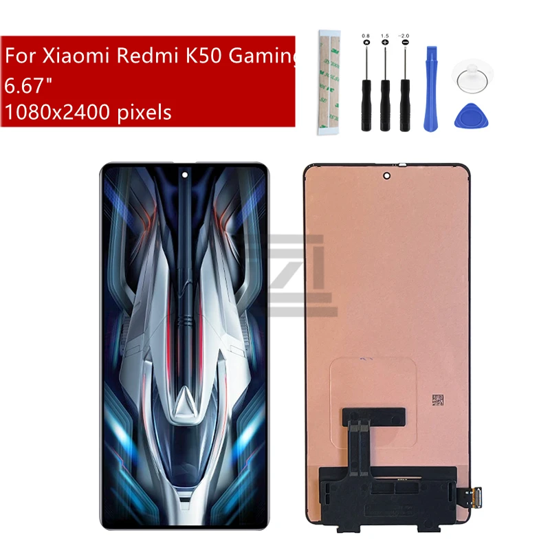 

For Xiaomi Redmi K50 Gaming Lcd Display Touch Screen Digitizer Assembly With Frame For Redmi K50g Display Replacement Parts