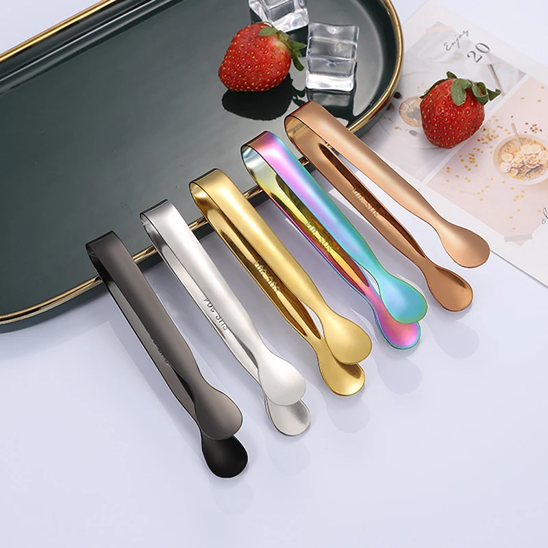 Description Picture 6 of itemHome Cooking Utensils Stainless Steel Gold Kitchen BBQ Tongs Multiple Styles Cake Clip Food Steak Clamp Kitchenware Accessories