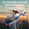 New Rc Ec135 C123 Helicopter 6-channel Dual Brushless Direct Drive Single Rotor Aileron Free Helicopter 3d Optical Flow Toy Gift 1
