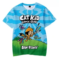 Children's clothing 2024 Child Boys T-shirts Cartoon anime dog man Summer Party Casual Breathable Quick-dry Short Sleeve Clothes 1
