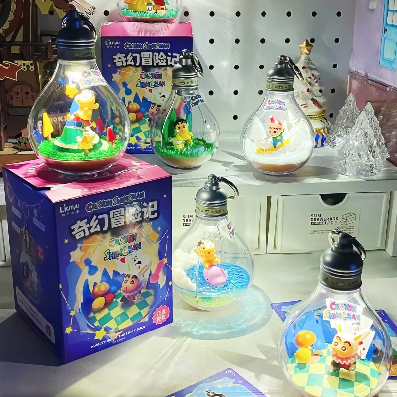 New Original Crayon Shin-Chan Fantasy Adventure Light-Up Blind Box