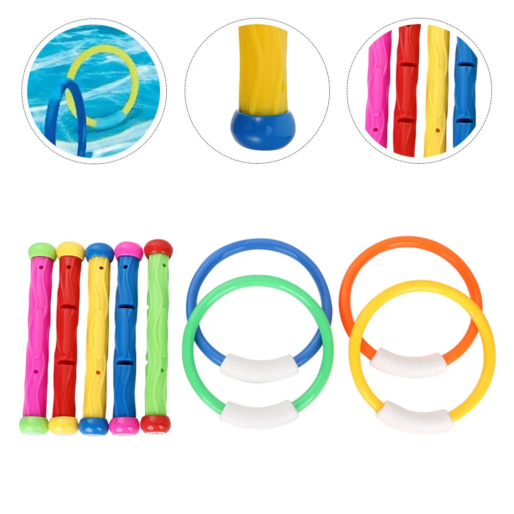 

Swimming Pool Diving Toys Child Children's Training Dive Plastic Wear-resistant Sticks