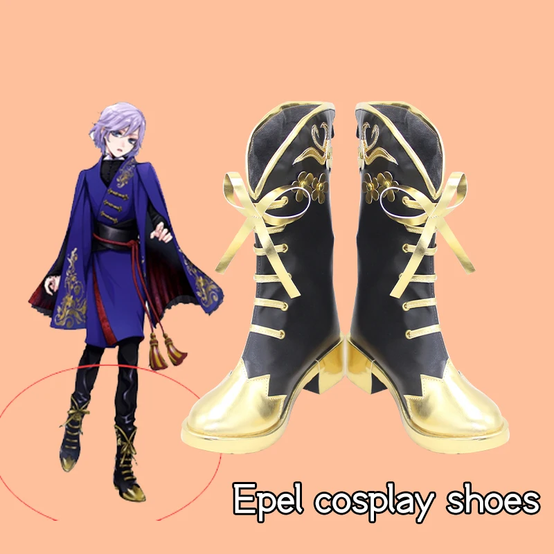 

Витая страна чудес, пошаговый цветок Epel, обувь для косплея, Хэллоуин, новые сапоги на заказ E