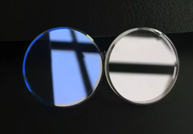 

32x3.5mm Flat Round Arc AR Sapphire Crystal For SPR775