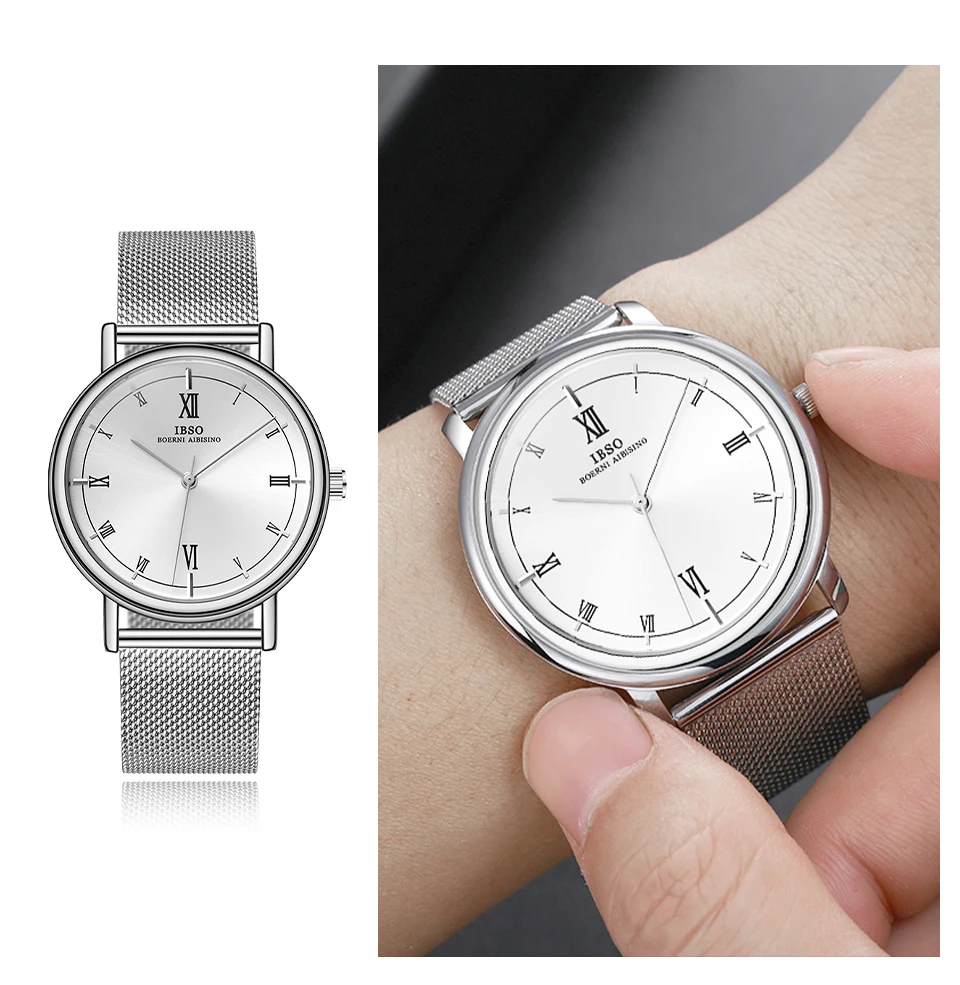 Couples Luminous Quartz Watch Set