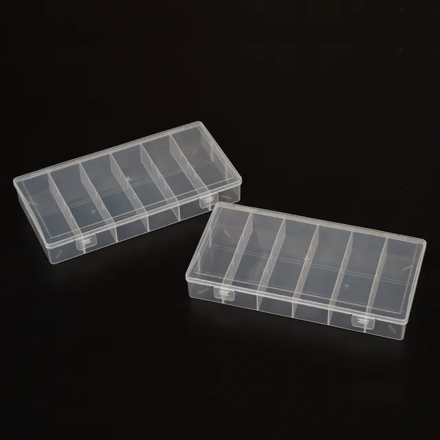 18 Grids Clear Plastic Organizer Box for Art DIY Crafts, Fishing Tackles,  Screws - China Organizer Box and Plastic Storage Box price