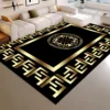 High-end Luxury Living Room Carpet 200x300cm Large Area Rugs Room Decor Golden Floor Mats Washable European Tatami Mat Non-slip 2