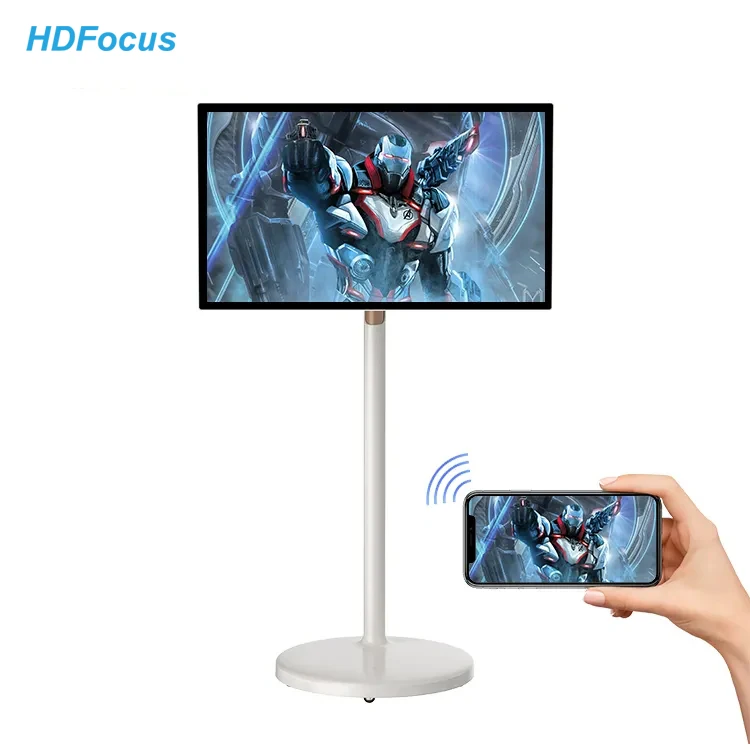 Portable 27 Inch Touch Screen Monitor Displays Battery-Power Android Lg Stand By Me Tv Monitor Pc For Studying Live Streaming 8 0 inch 40pin 18bit tft lcd digital screen ls080ht111 800rgb 600 8 0 inch monitor perfect working fully tested