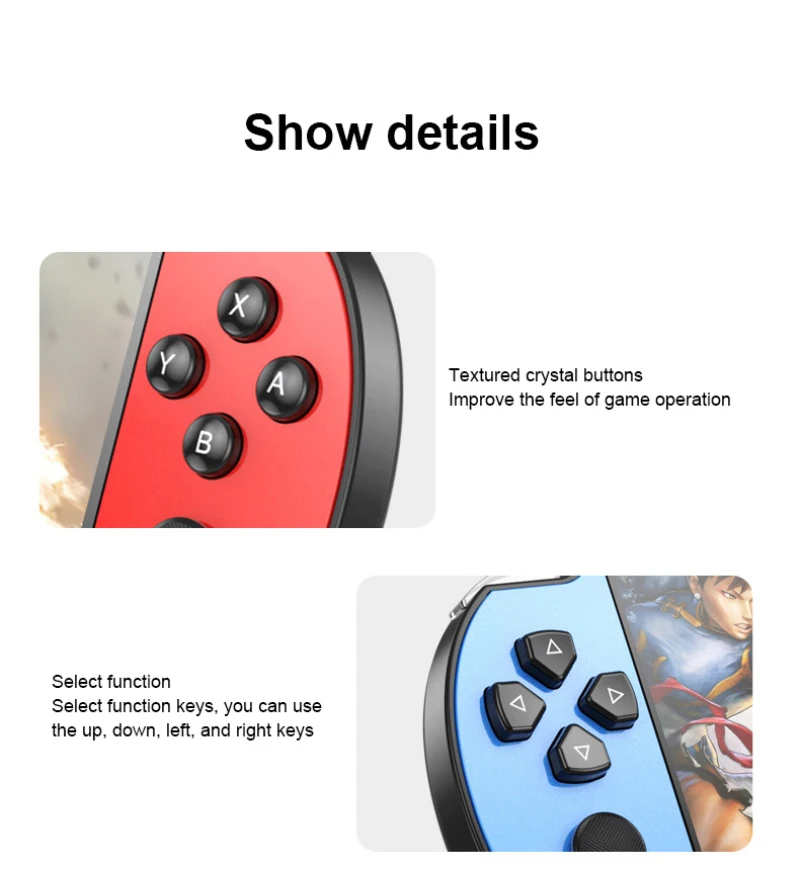 4.3 inch X7 /5.1 inch X7 Plus Video Game Console 8GB Dual Joystick Handheld Game Console Children Portable Retro Game Console