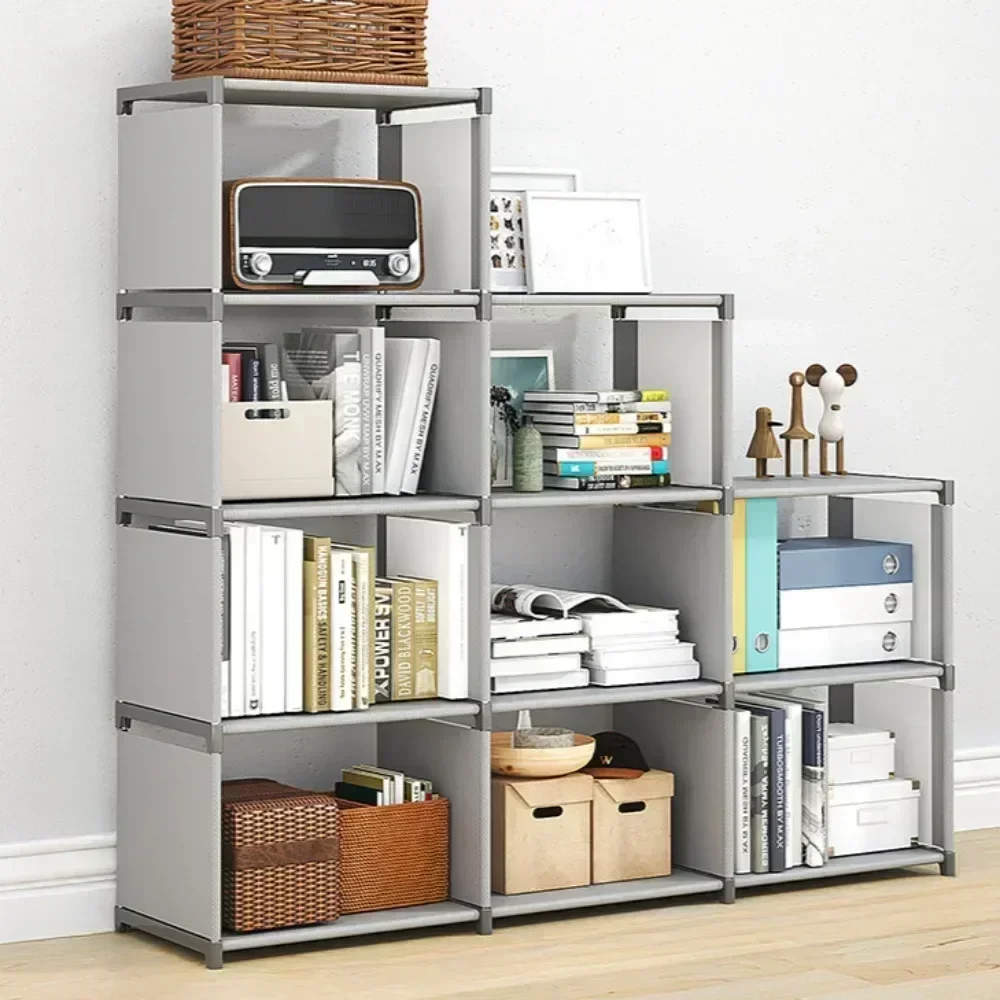Simplified Version Storage Rack High-capacity Waterproof Book Shelf Multi-function Multi Scenario Use Free Assembly Organizer