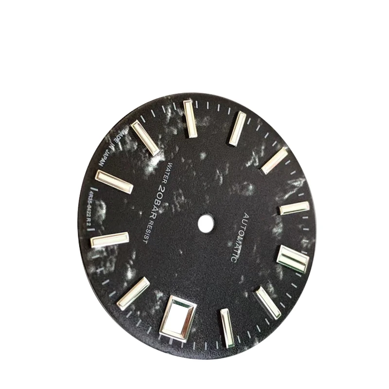 

Высококачественный циферблат NH35 grand gs с логотипом s, черный циферблат nh35, цвет подходит для часов sekio, циферблат gs, логотип Подходит для nh36/skx007/skx009