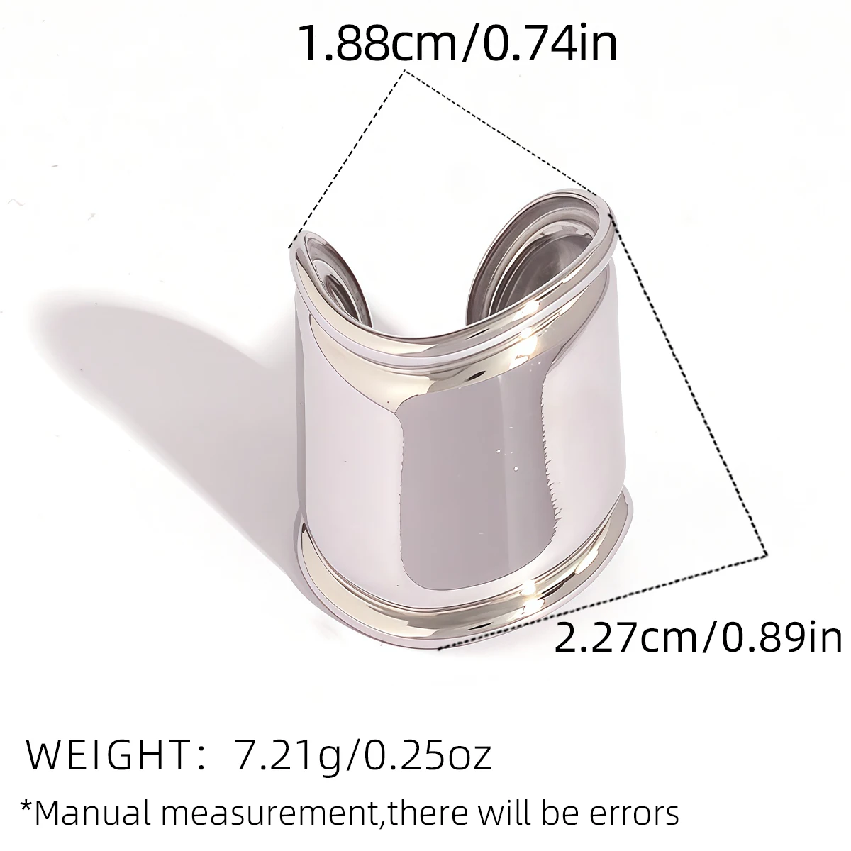 Minimalistische geometrische Edelstahlringe, 18K vergoldet, wasserdicht, hochwertiger Damenschmuck für den Alltag, Urlaub usw. – Detail 2