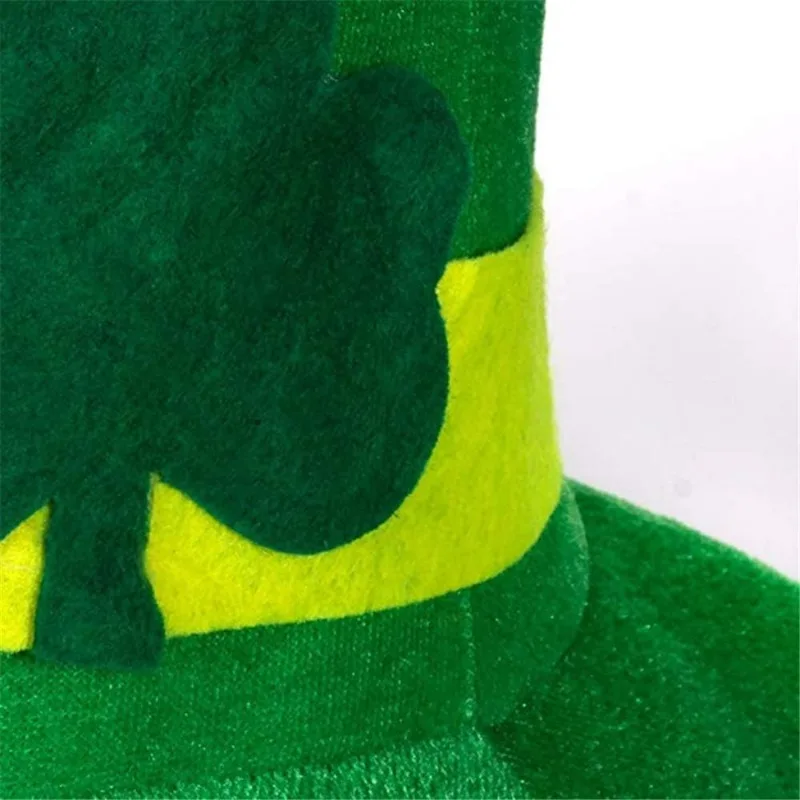 Festival party hat Irish Festival hat Shamrock with beard hat Carnival top hat show top hat