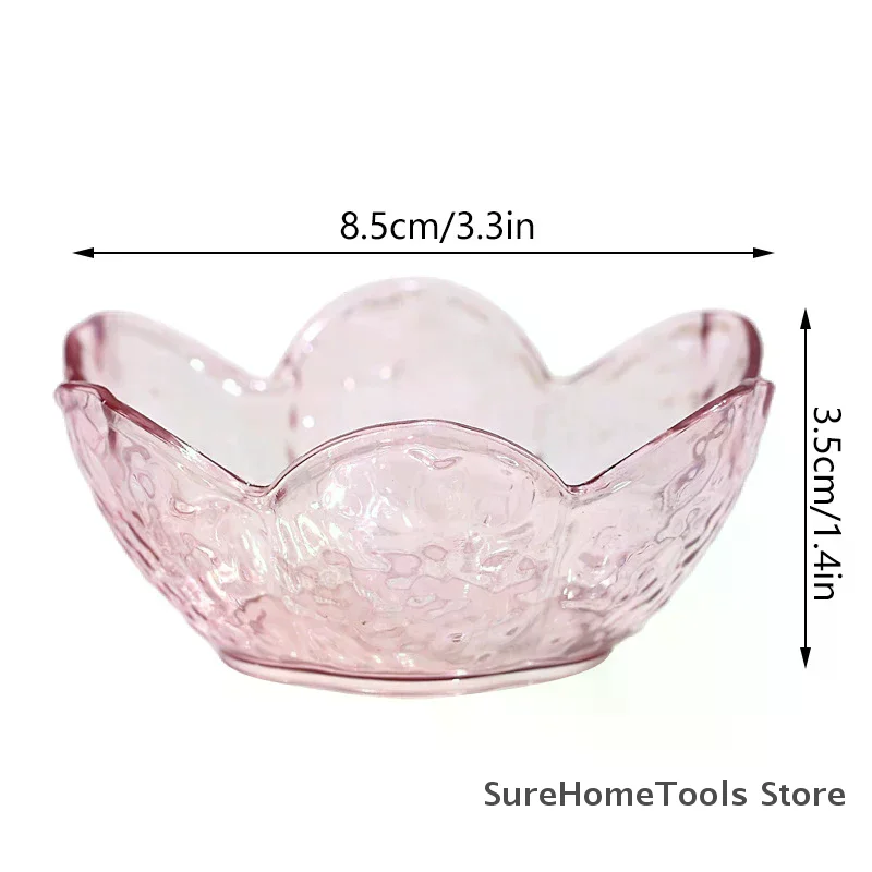 Hammer Pattern Cherry Blossom Sauce Dishes Small Plastics Seasoning Dish Sauce Bowl Ice Cream Small Dinner Plates