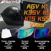 For AGV K1 K3SV K5 K1S K5S Compact ST Motorcycle Helmet Visor Lens Shield Glasses Full face Pin Accesorios Para Moto Casque 1